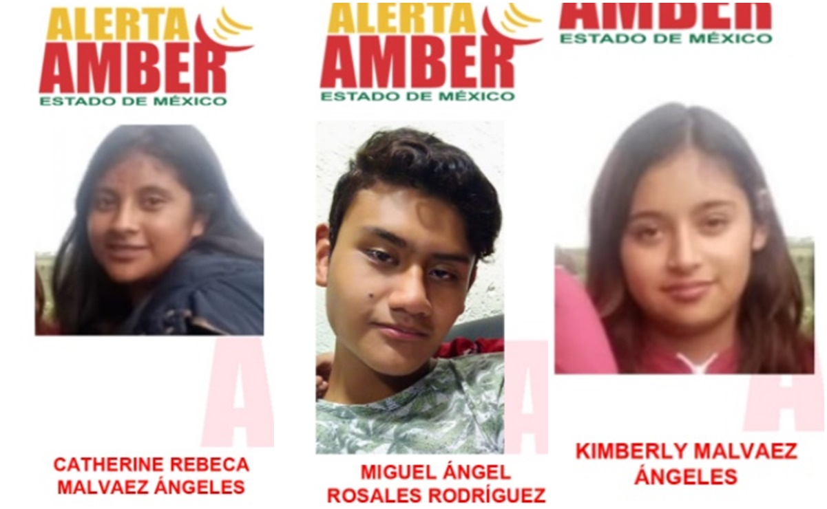 Alerta Amber: buscan a 3 menores que salieron de casa para buscar comida en Edomex 