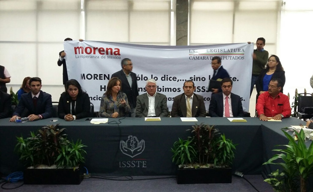 Diputados de Morena renuncian a seguro médico y se afilian al ISSSTE