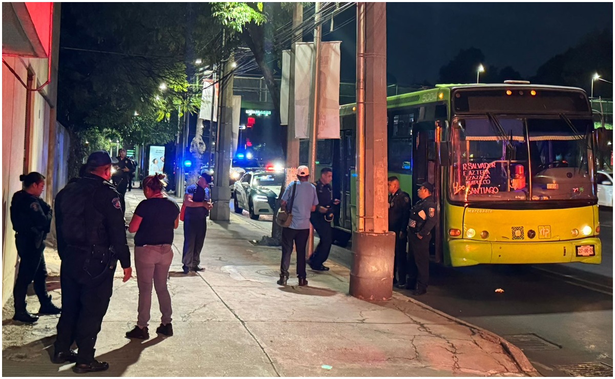 Sujetos matan a pasajero en unidad de RTP tras resistirse a un asalto en Coyoacán