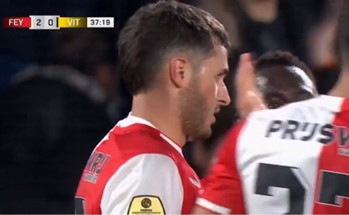 VIDEO: Santiago Giménez anota y llega a 13 goles con el Feyenoord