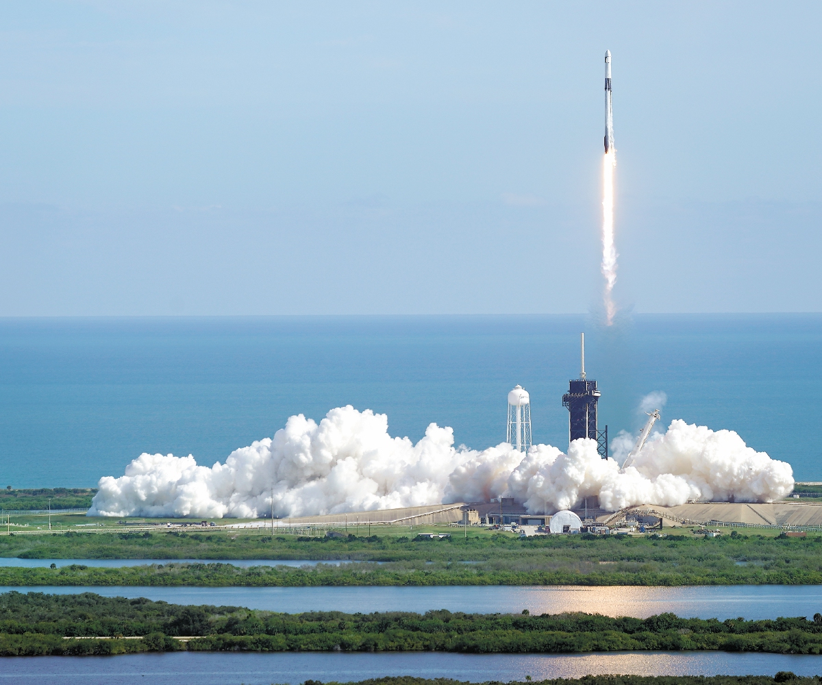 La nueva misión SpaceX Falcon hacia la Estación Espacial Internacional