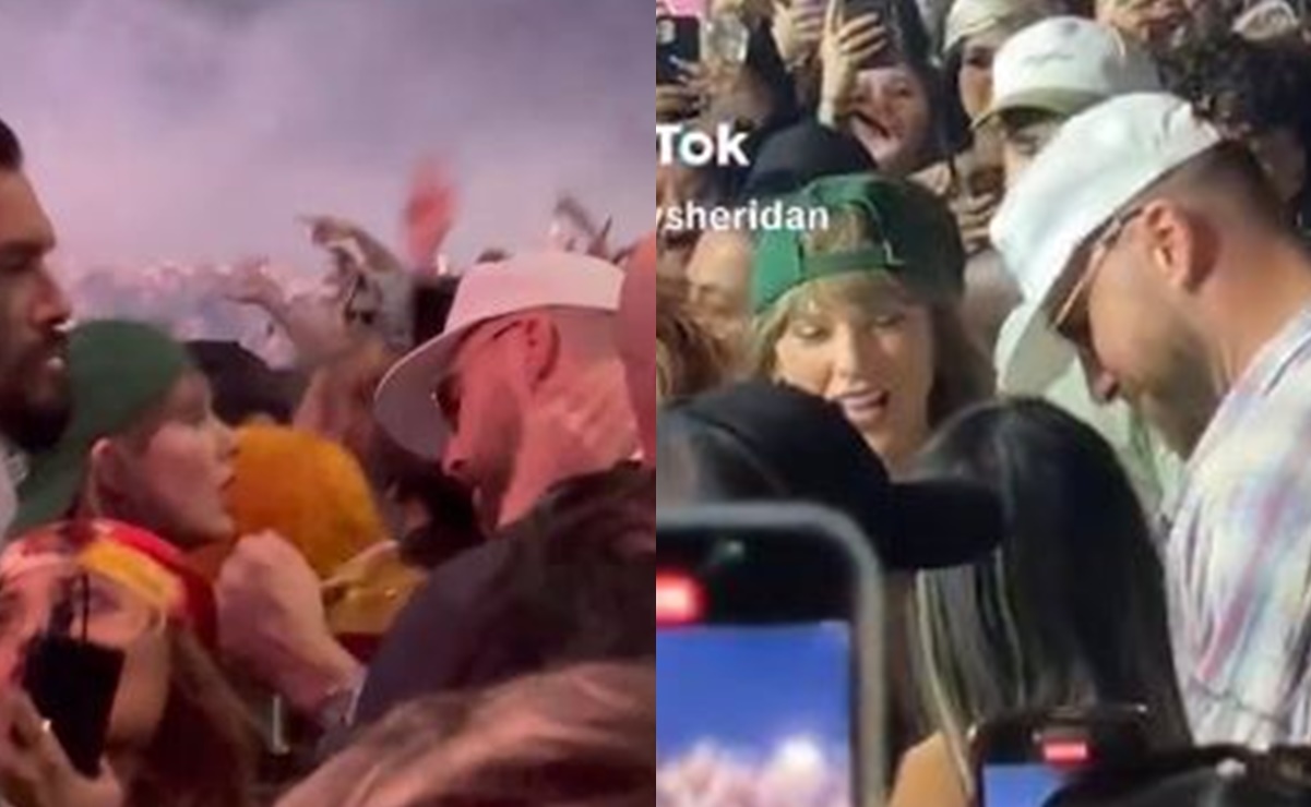 Captan a Taylor Swift y Travis Kelce disfrutando de una romántica cita en el festival Coachella