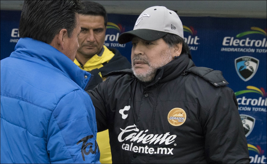 Diego Maradona politiza triunfo de Dorados