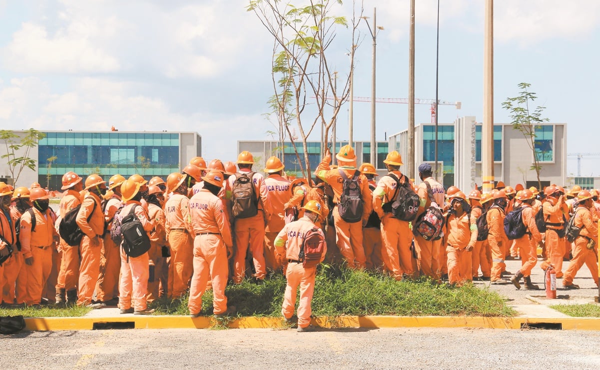 Se deslinda CATEM de conflicto laboral en Dos Bocas; "no estamos metidos ahí", dice 