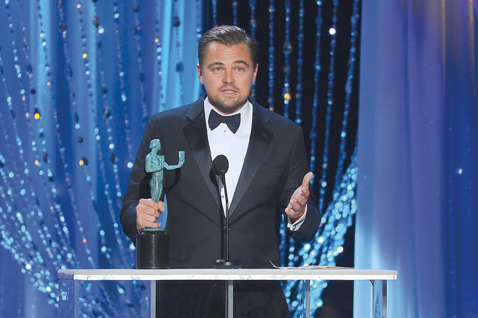 Leonardo DiCaprio triunfa en los 'SAG'