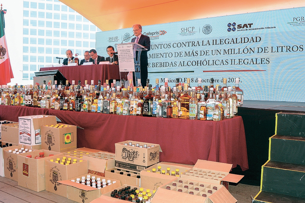 Cofepris incauta licor adulterado