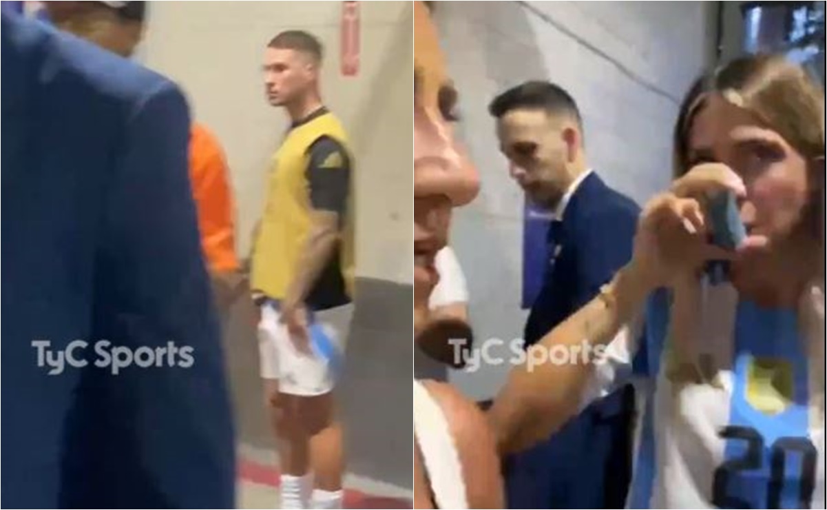 VIDEO: Futbolista de la Selección Argentina tuvo que abandonar el estadio para que ingrese su familia; "Fue inhumano"