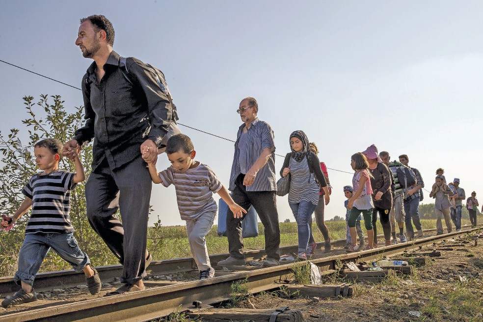 El drama cotidiano en la estación de Budapest