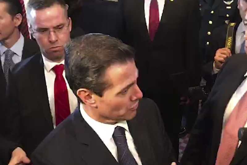 "No veo nada": Peña Nieto sobre presunta declinación de Meade