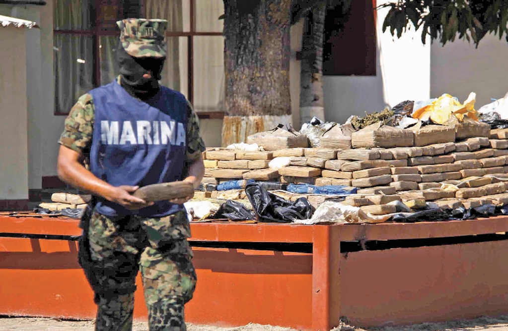 Asegura Marina más de 900 kilos de cocaína en Chiapas