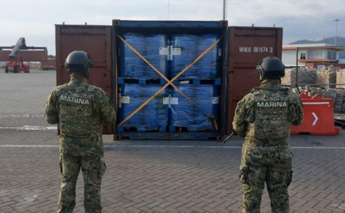 Nuevo golpe contra “Los Chapitos”: Marina decomisa 88 toneladas de precursores en Manzanillo