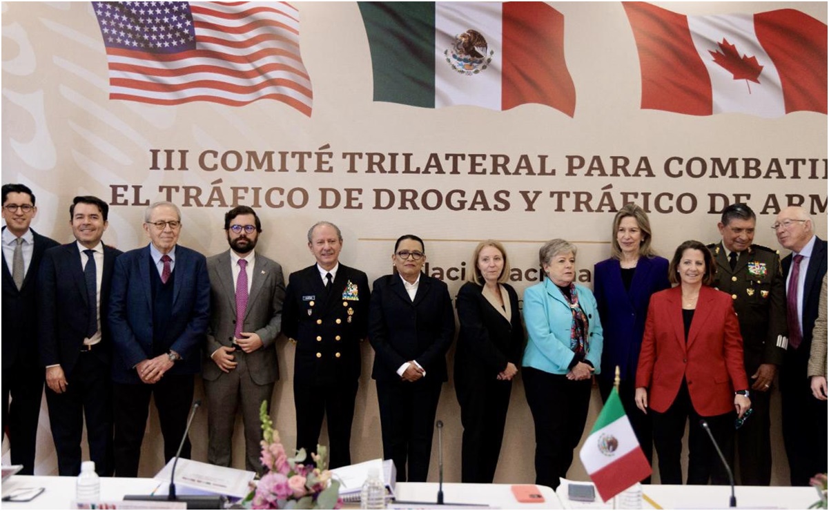 México, EU y Canadá acuerdan mejorar regulación y normas para combatir el tráfico de armas y drogas, en particular el fentanilo: SSPC