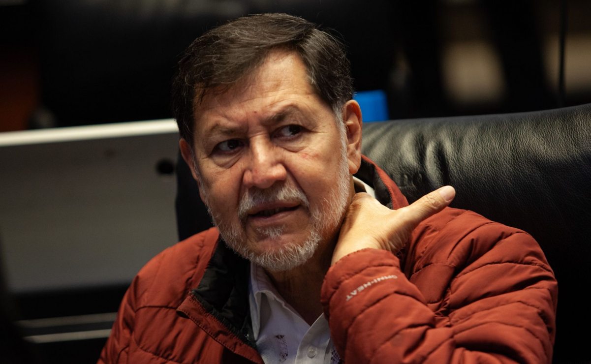 Gerardo Fernández Noroña, senador del grupo parlamentario Morena durante sesión ordinaria en la Cámara de Senadores el pasado 19 de noviembre de 2025. Foto: Andrea Murcia/ Cuartoscuro