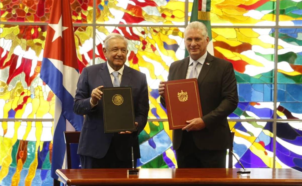 AMLO y Díaz-Canel acuerdan "una nueva etapa en la relación bilateral" entre México y Cuba