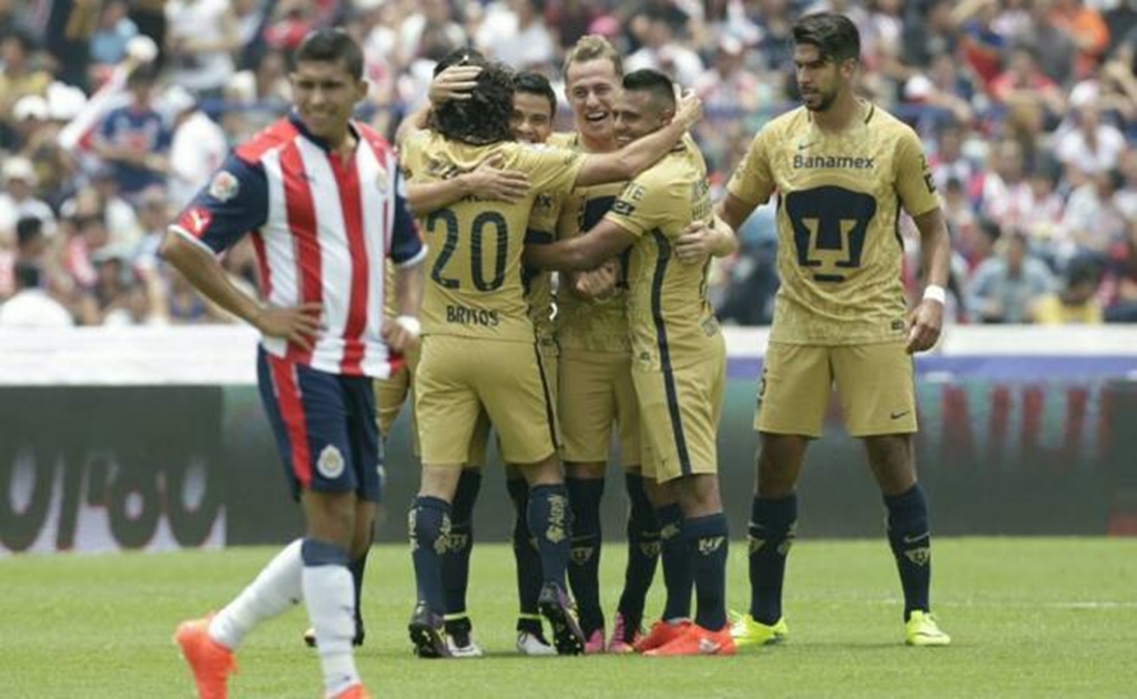 Pumas defeats Chivas by a score of 1-0