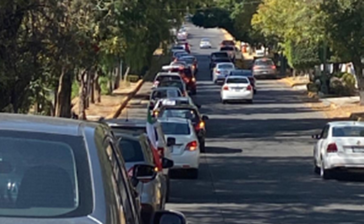 Vecinos protestan en caravana contra Plan de Desarrollo Urbano en Naucalpan