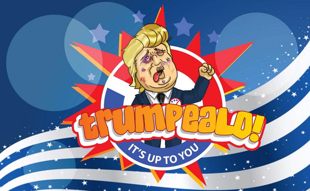 Mexicanos crean "Trumpealo", el videojuego para golpear a Trump