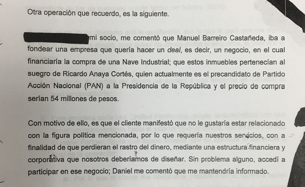 PGR pide alerta migratoria para Barreiro, presunto 'lavador' en caso Anaya