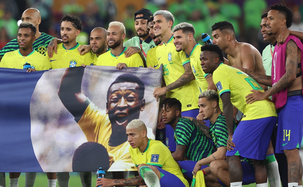 Brasil arrasa con Corea del Sur (4-1) y manda ánimos a Pelé