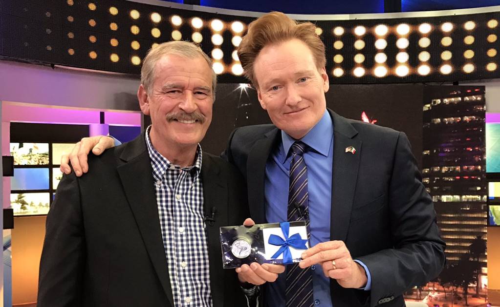 Conan O'Brien enmienda relación México-EU con comedia: Vicente Fox