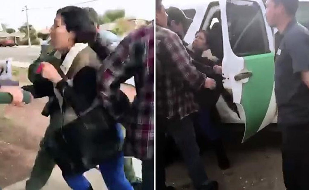 Video revela dramático arresto de migrante frente a sus hijas; desata críticas