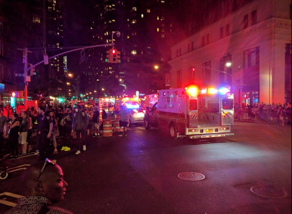 Video capta momento de la explosión en Nueva York