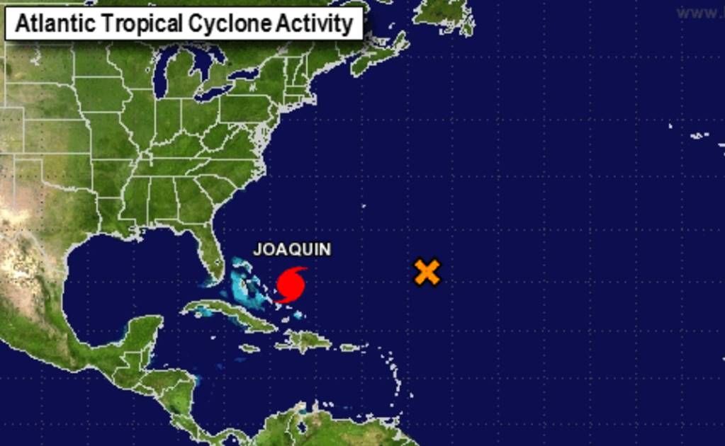 Se fortalece huracán "Joaquín" en el Atlántico