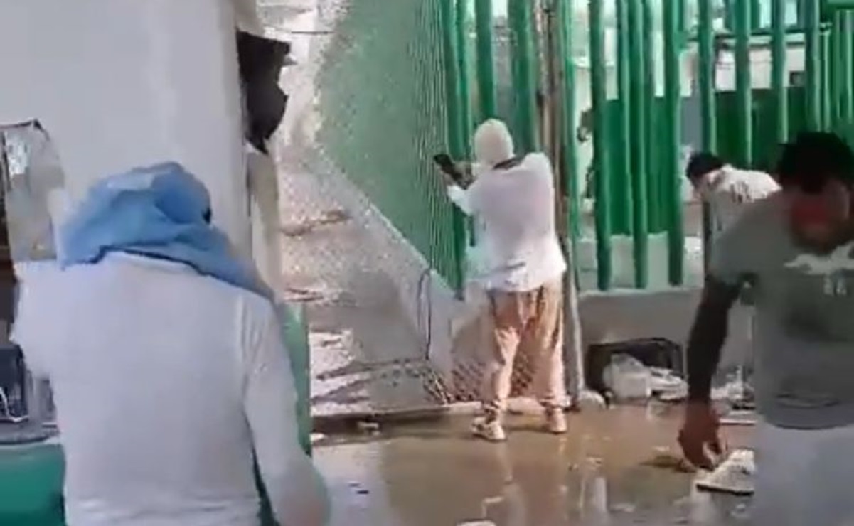 VIDEO Intento de amotinamiento en penal de La Pila, San Luis Potosí; autoridades aseguran que ya fue controlado