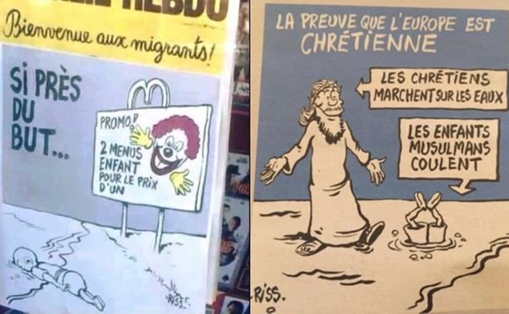 ¿Charlie Hebdo se burla de Aylan, el niño ahogado?