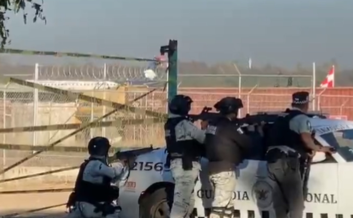 Guardia Nacional vs Chapitos: así fue el tiroteo en aeropuerto de Culiacán