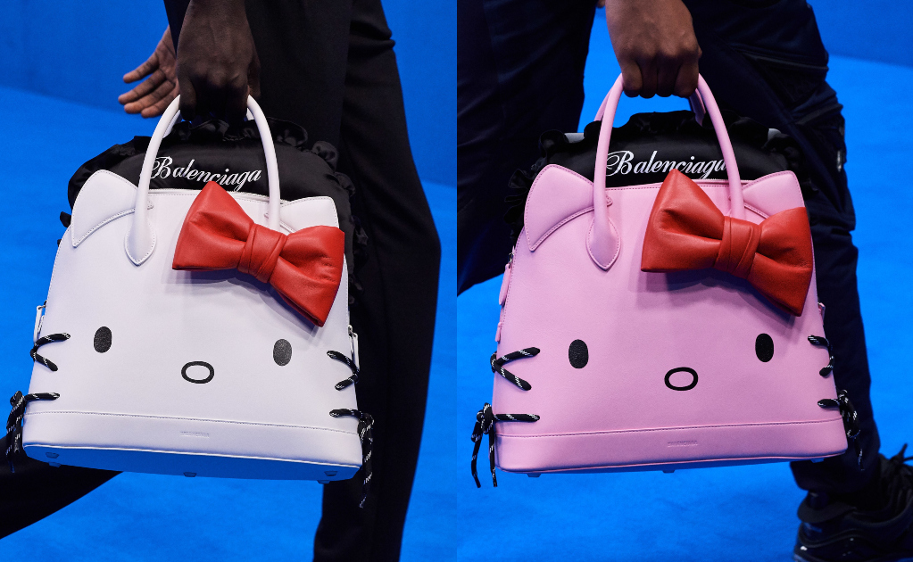 Balenciaga lanza bolsas de Hello Kitty en su colección de hombre 