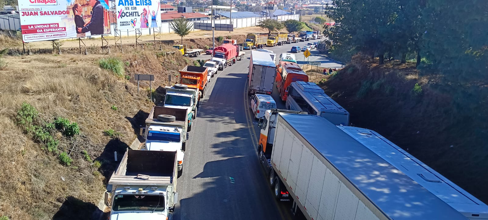 Paro Nacional de Transportistas 5 de febrero: Bloquean carreteras del país para exigir seguridad