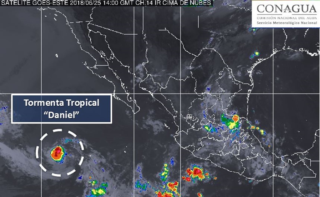 Tormentas y nublados para oriente, centro y sur del país