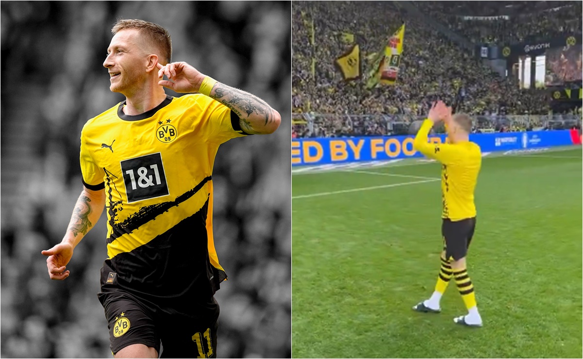 VIDEO: Marcos Reus y su emotiva despedida de la afición del Borussia Dortmund