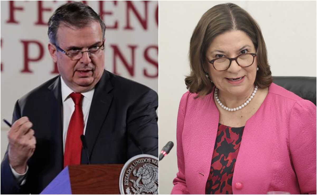 Ebrard y Bárcena, cara a cara