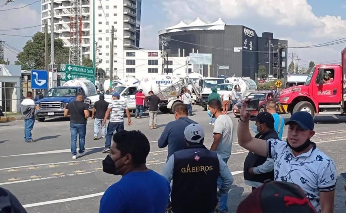 Gaseros de Edomex se suman a protestas por tope de precios fijado por la Sener 