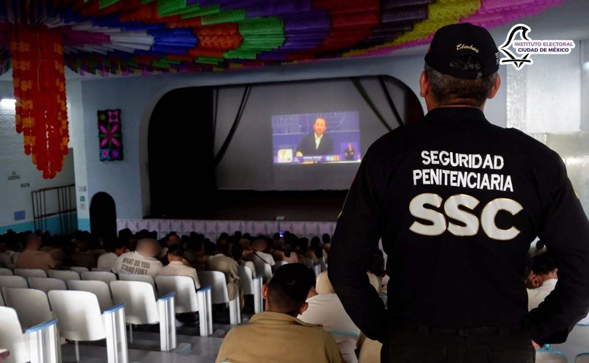 Presos sin sentencia pudieron observar el "segundo debate chilango"