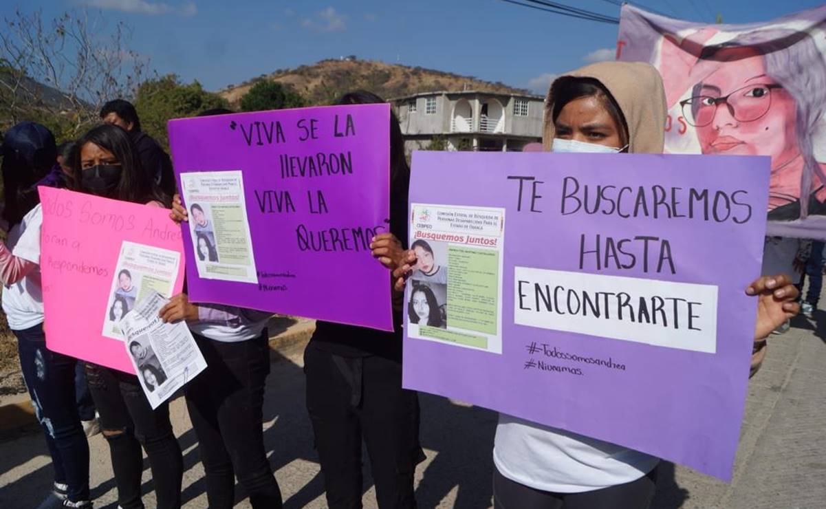Hallan restos humanos en localidad de Oaxaca; colectivo dice que son de Andrea Itzel, joven desaparecida