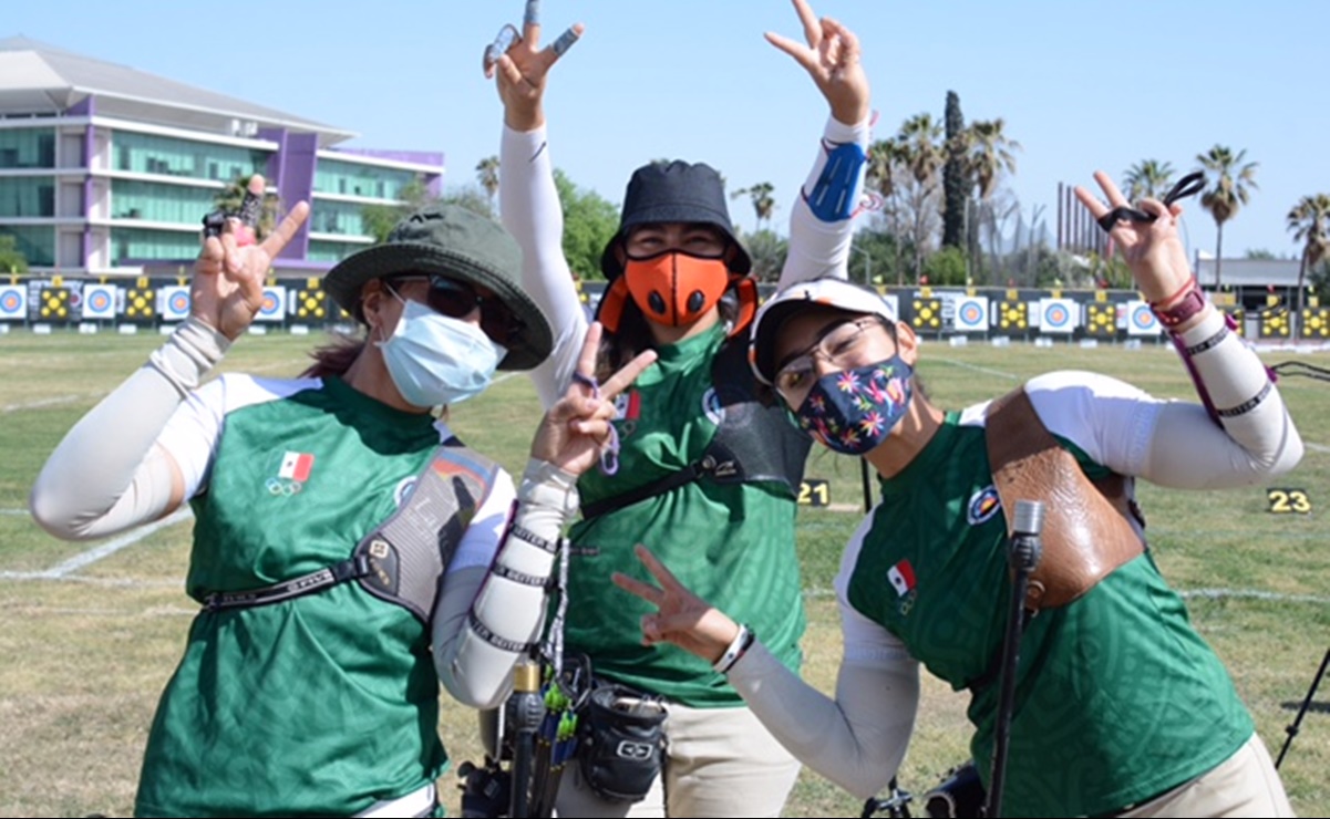 Equipo femenil mexicano gana medalla de oro en Panamericano de Tiro con Arco