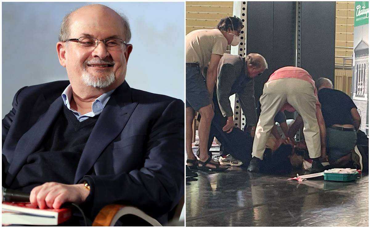 Apuñalan al escritor Salman Rushdie en el escenario de una conferencia en Nueva York