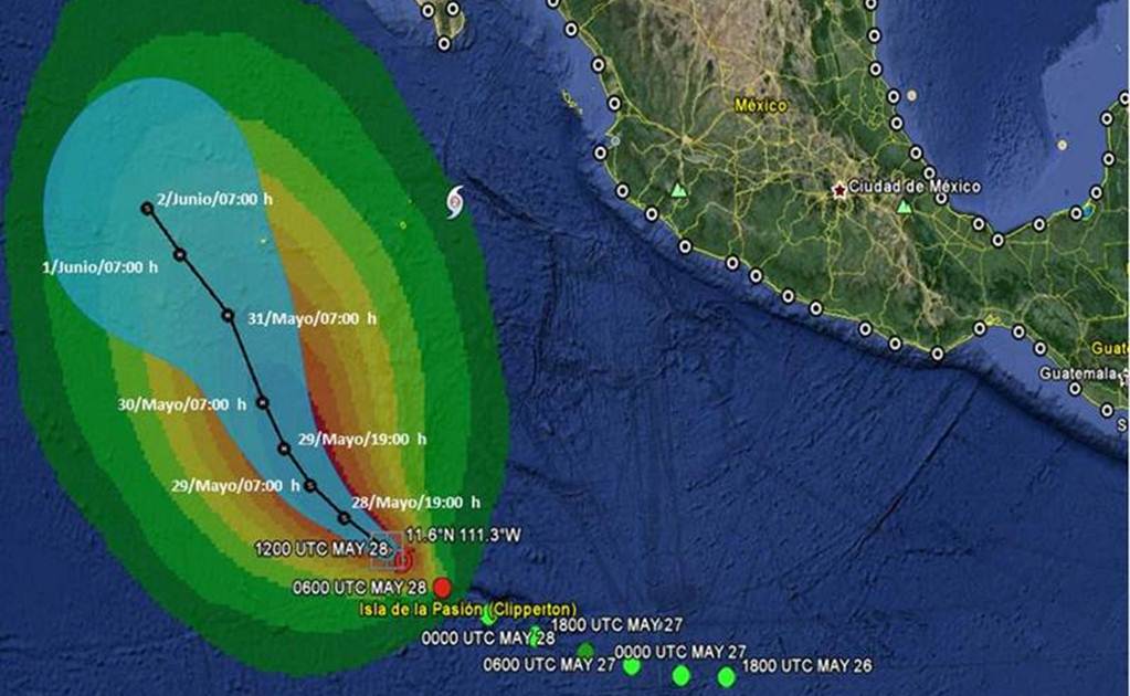 Tormenta "Andrés" causará lluvias en suroeste del país