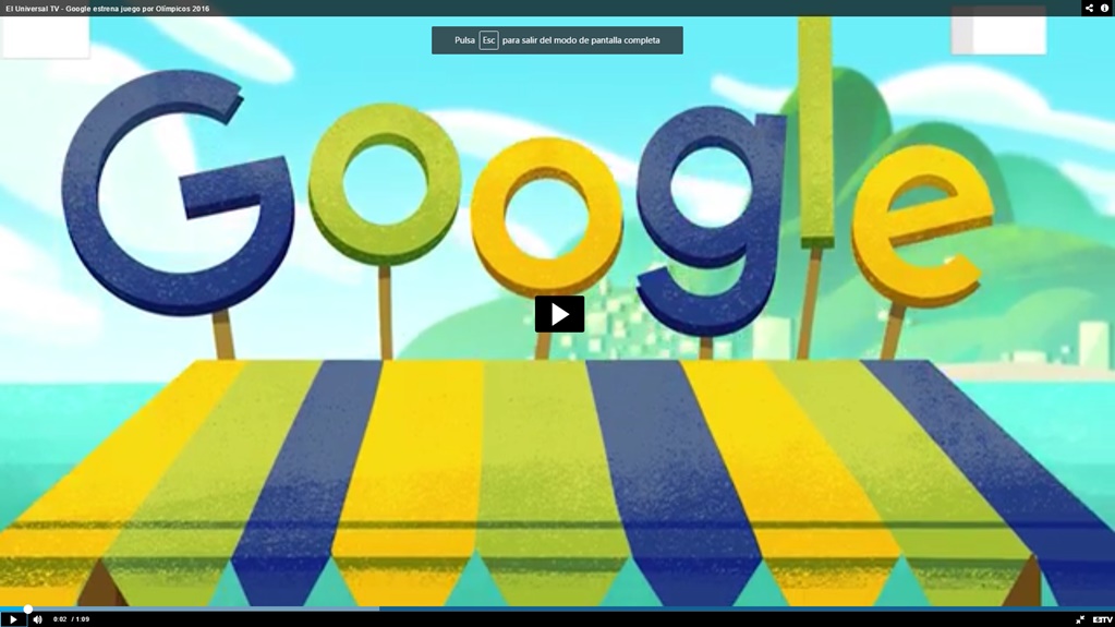 Google estrena juego por Olímpicos 2016