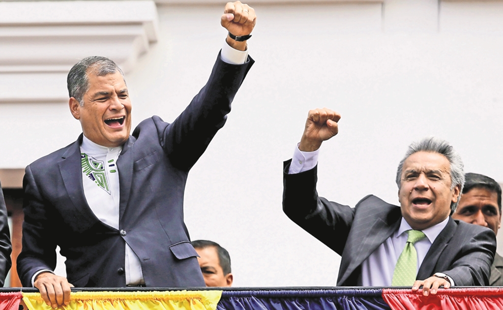 Lenín Moreno y Rafael Correa, de aliados a "peores enemigos" en Ecuador 