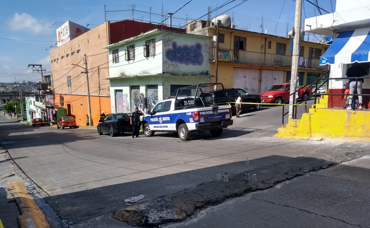 Sujetos en motocicleta matan a policía en San Agustín, Naucalpan 