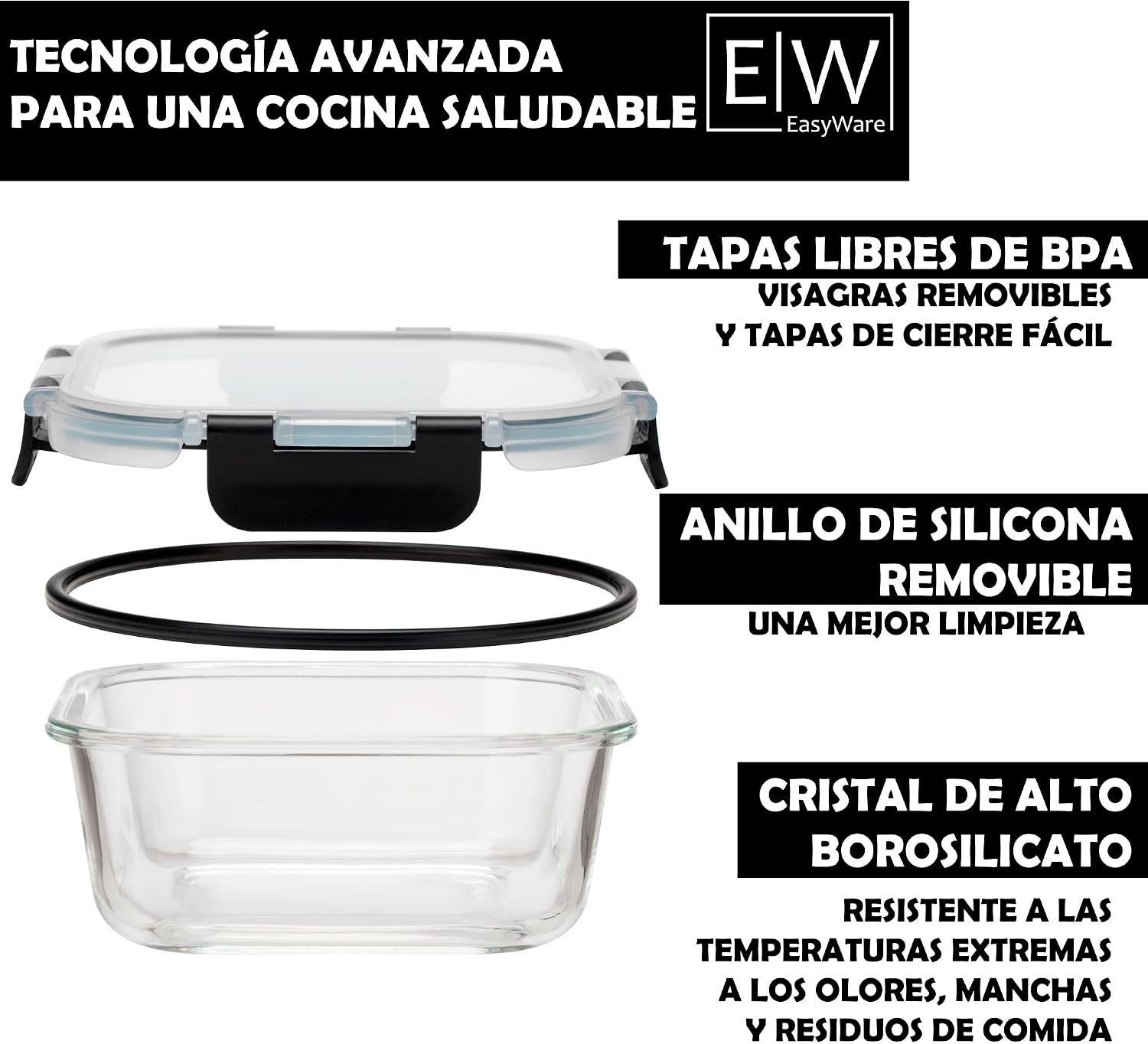 Herméticos y libres de BPA