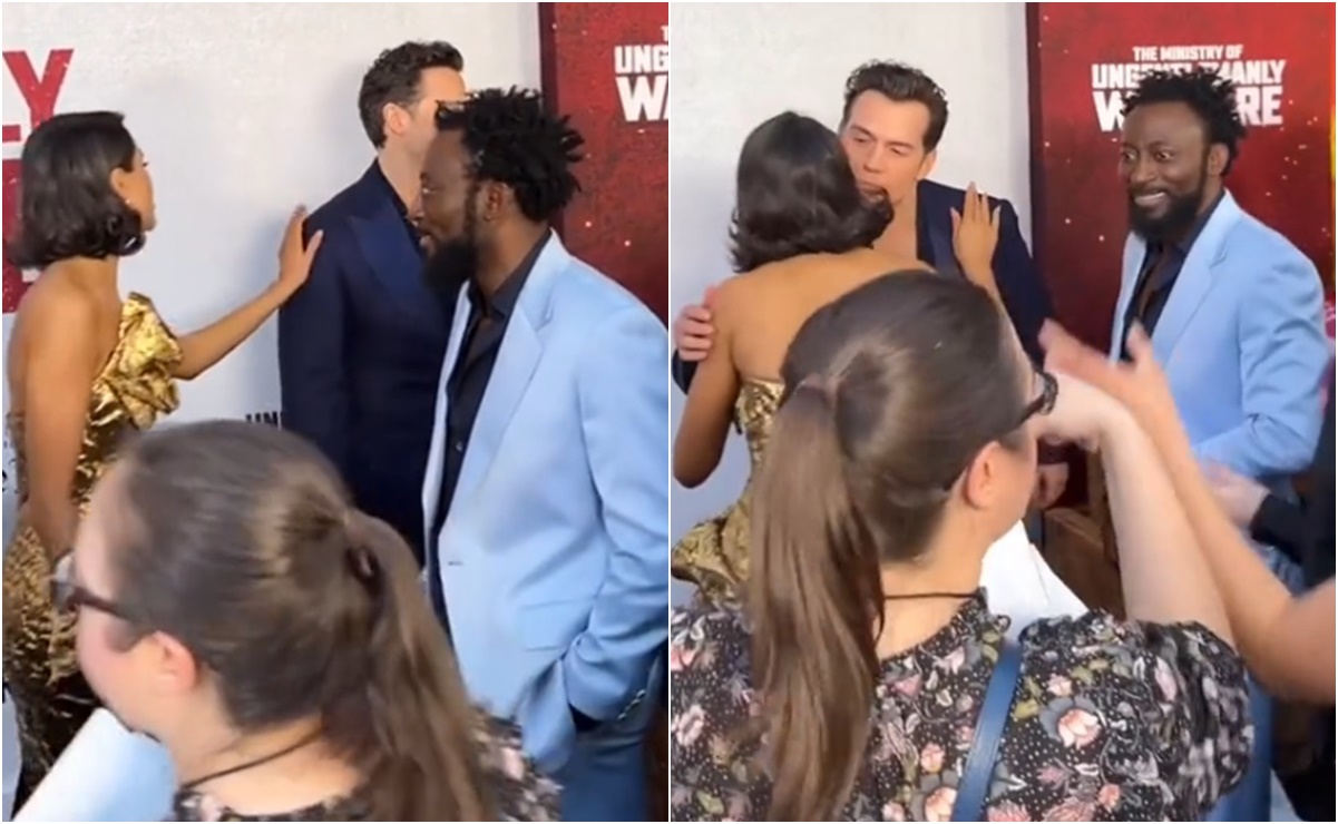 Acusan a Eiza González de supuesto acto racista con actor nigeriano durante alfombra roja: VIDEO