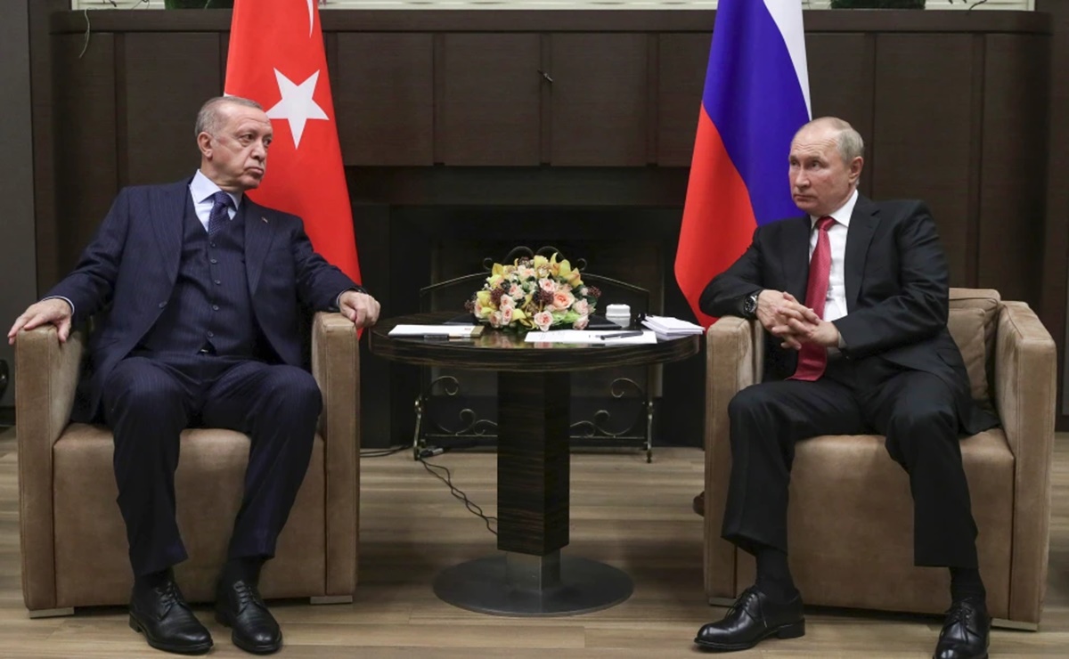 Erdogan se reúne con Putin con el objetivo de reanudar acuerdo de exportación de granos ucranianos