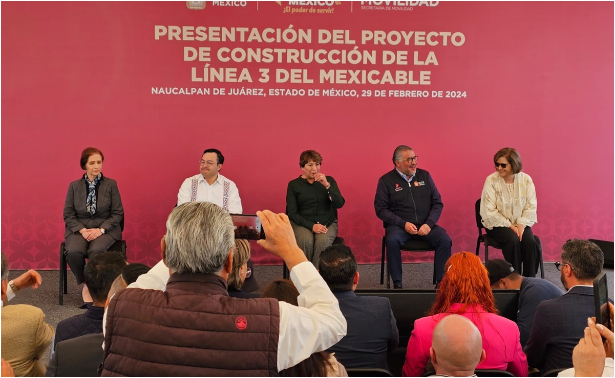 Delfina Gómez colocará primera piedra del Mexicable Chamapa-Cuatro Caminos; obra beneficiará a 700 mil mexiquenses