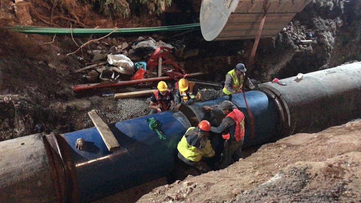 "Hallan nueva ruptura en Acueducto II"; no hay servicio de agua potable en Querétaro 