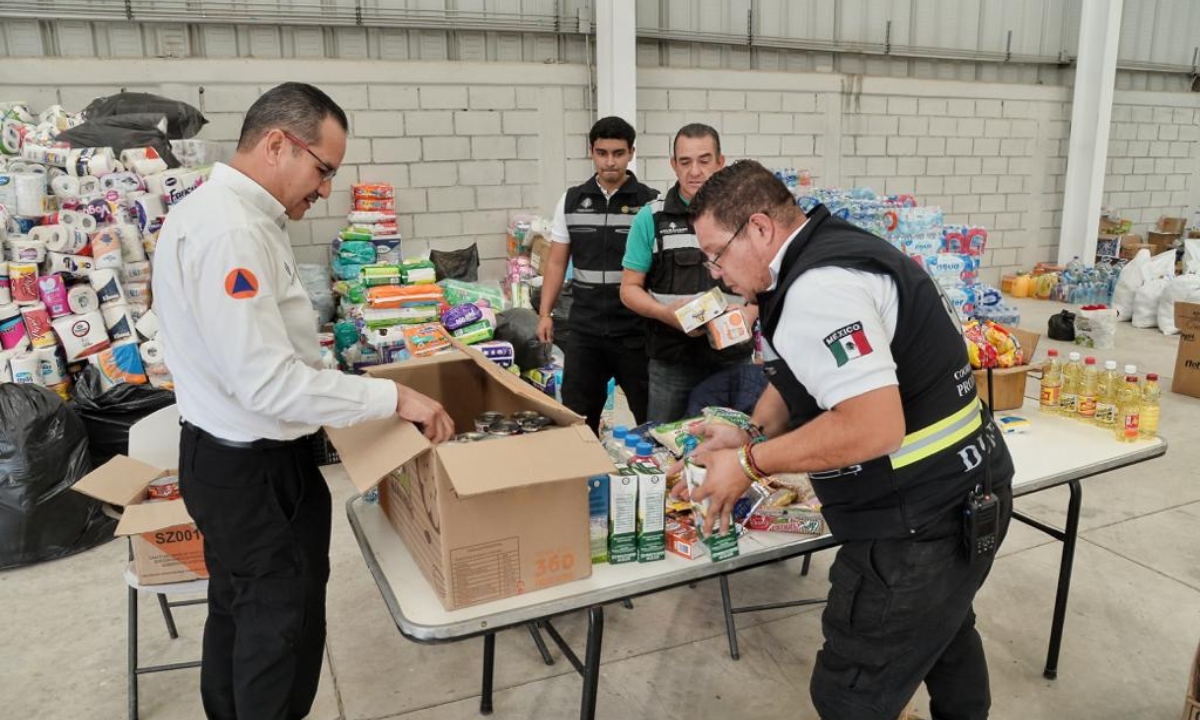 Sociedad de Durango aporta más de 10 toneladas de víveres para damnificados por "Otis"